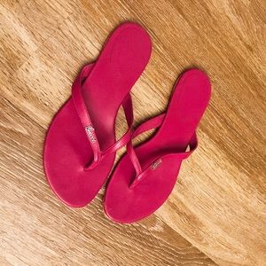 Gucci script leather sandals